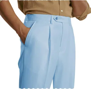 Mens Stretch Dress Pants Classic Fit Casual Golf Work Suit Pants Lightweight Flat Front Pants