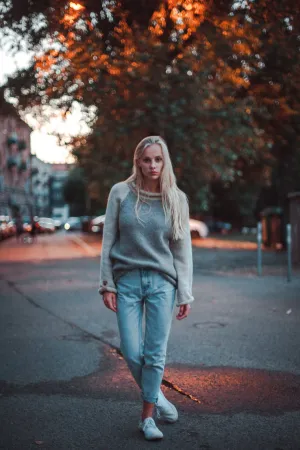 “Morning haze” –Soft  Alpaca Wool Sweater | VÉJA