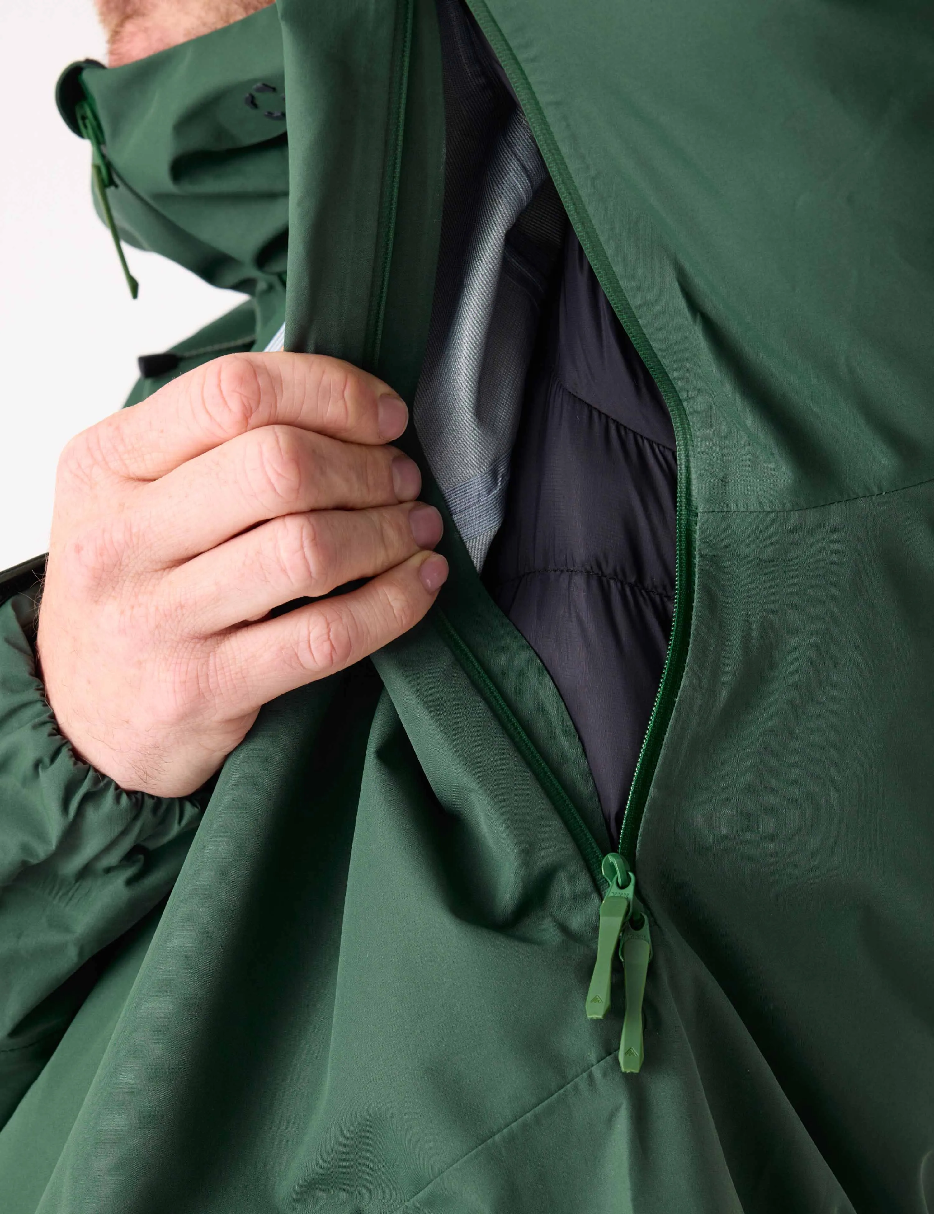 Mountain Hardshell Jacket 7M Dark Green | Men
