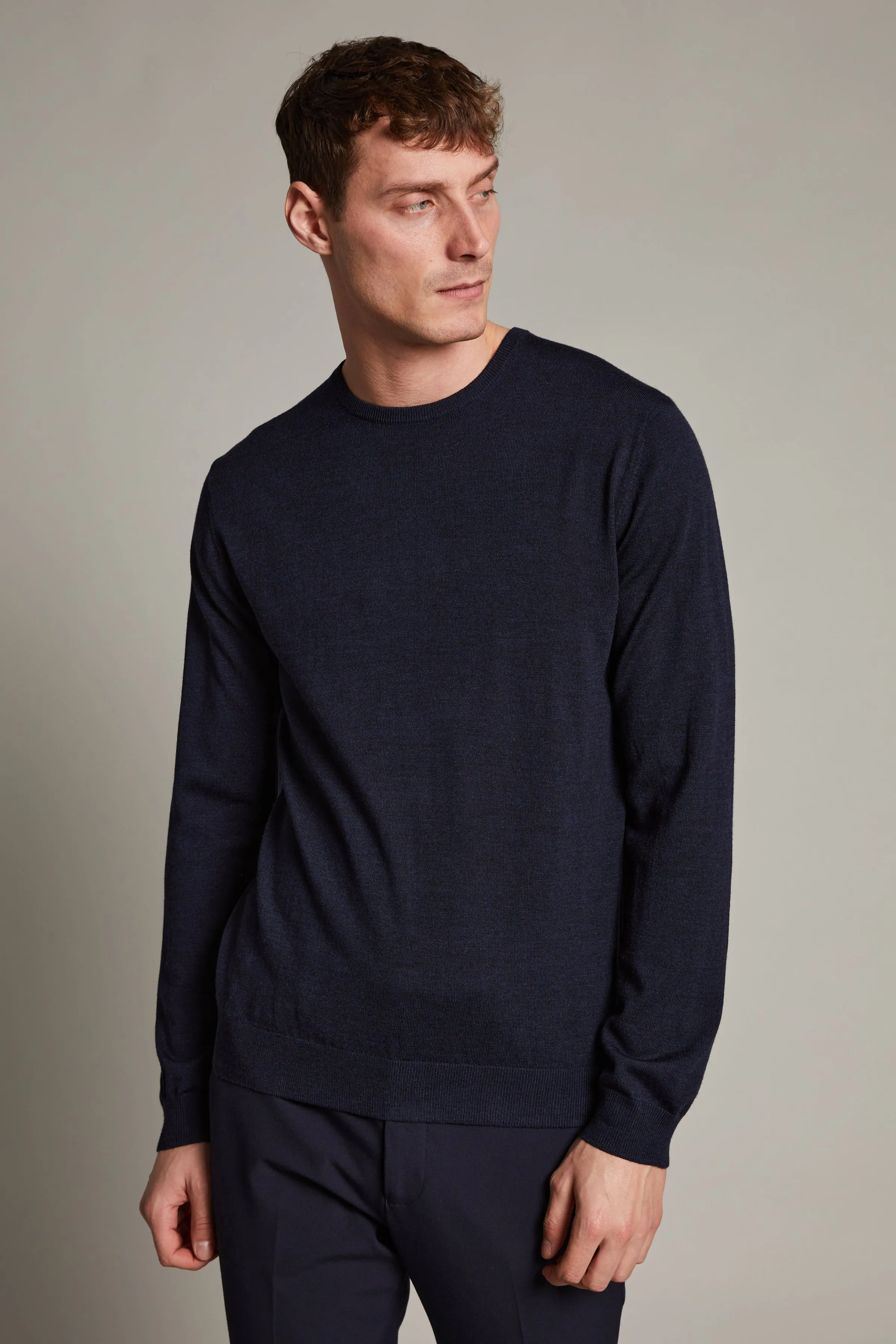MT30200611 Margarte Merino Crew Sweater