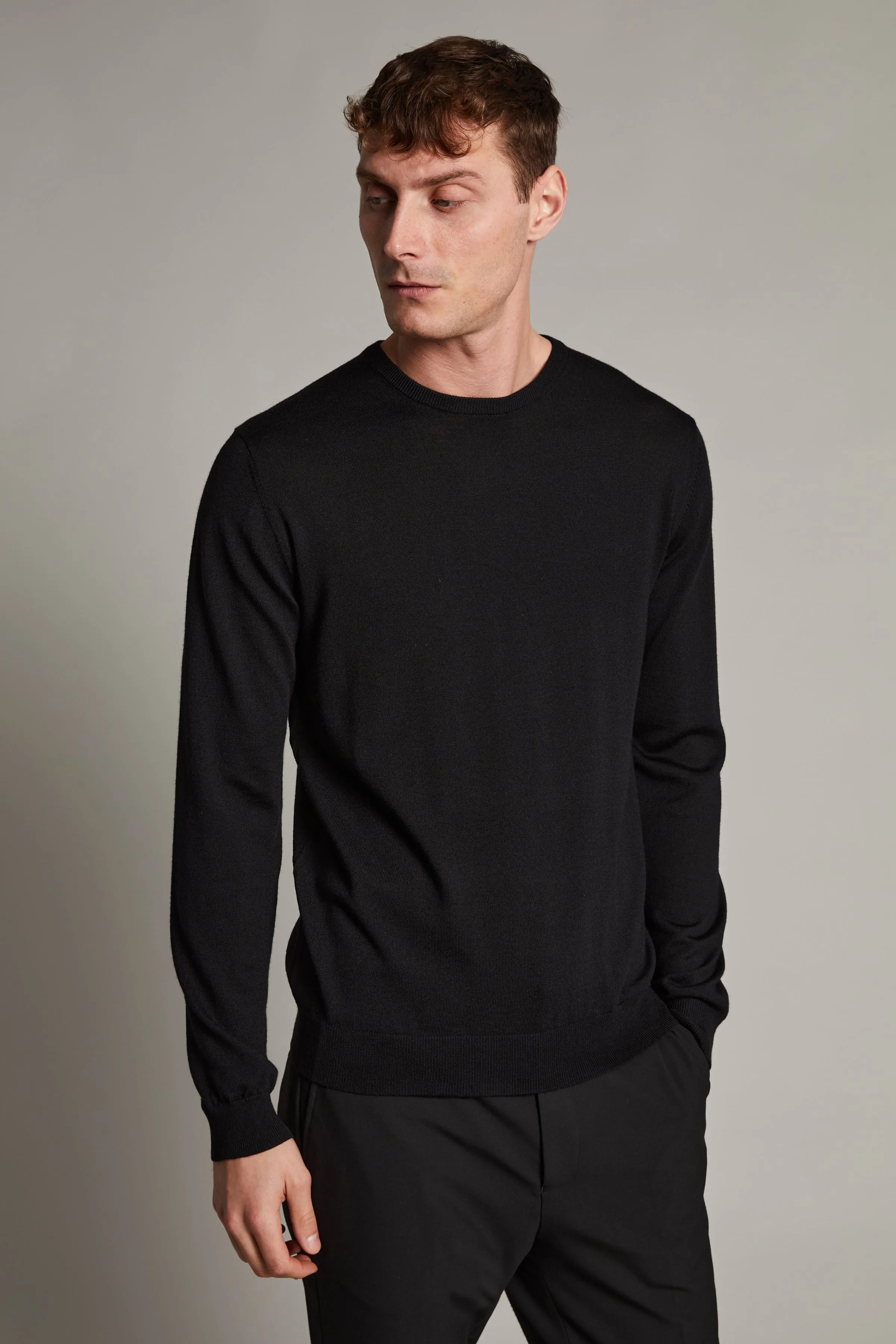 MT30200611 Margarte Merino Crew Sweater