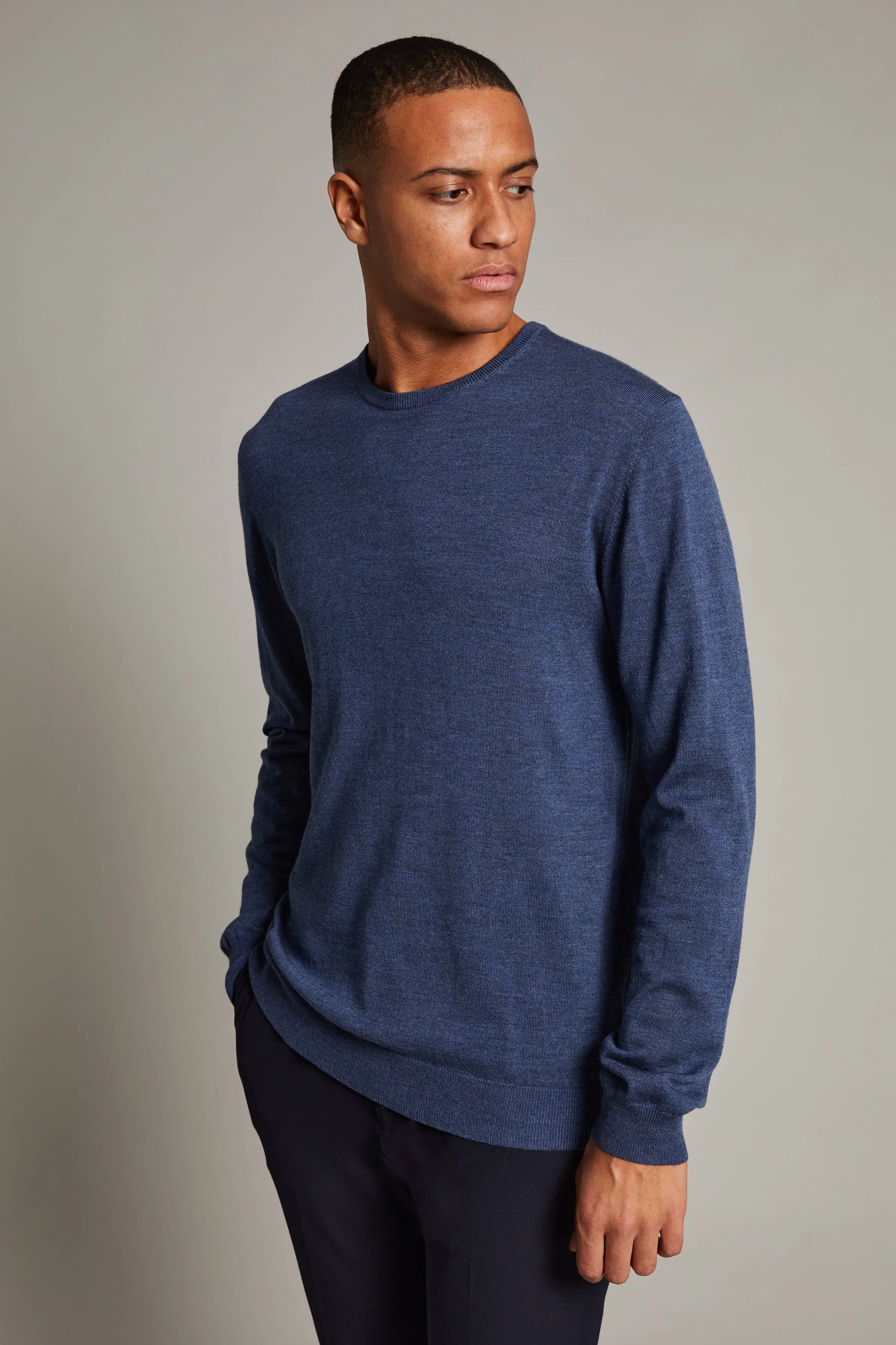 MT30200611 Margarte Merino Crew Sweater