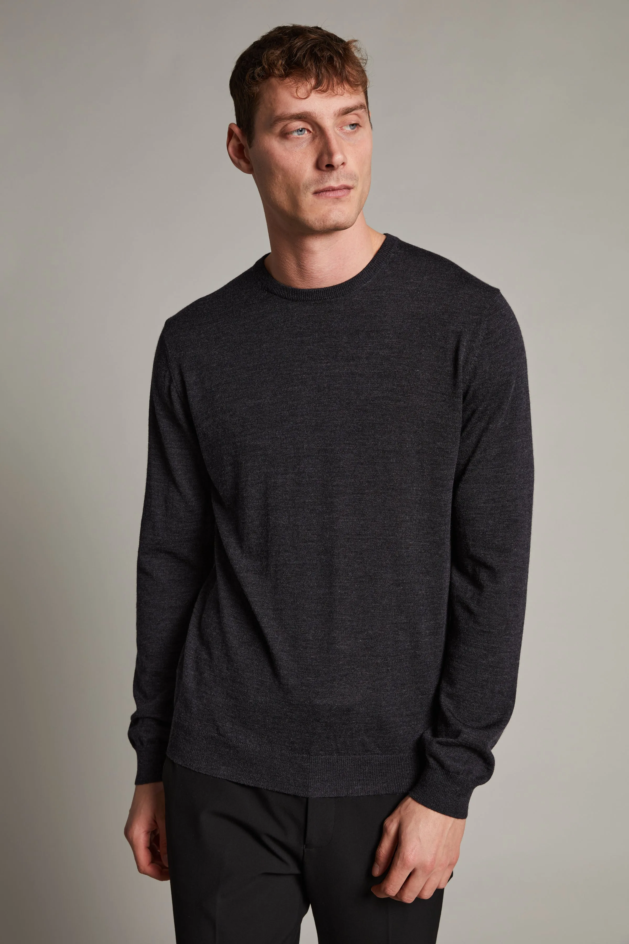 MT30200611 Margarte Merino Crew Sweater