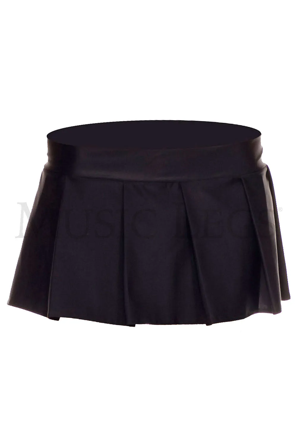 Music Legs Solid Colour Pleated Skirt 25075