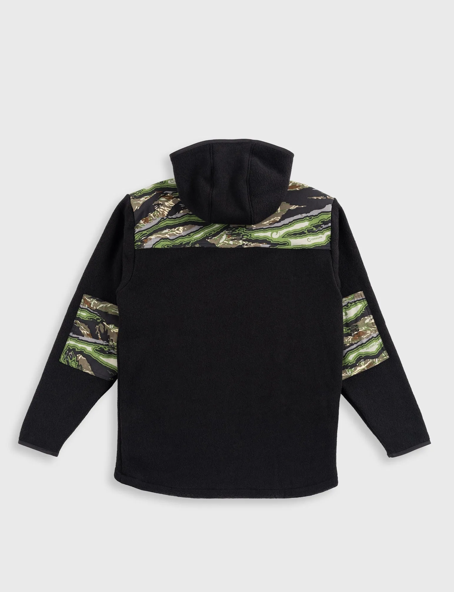 ORIGIN STEALTH WOOL HOODED JACKET SOLID