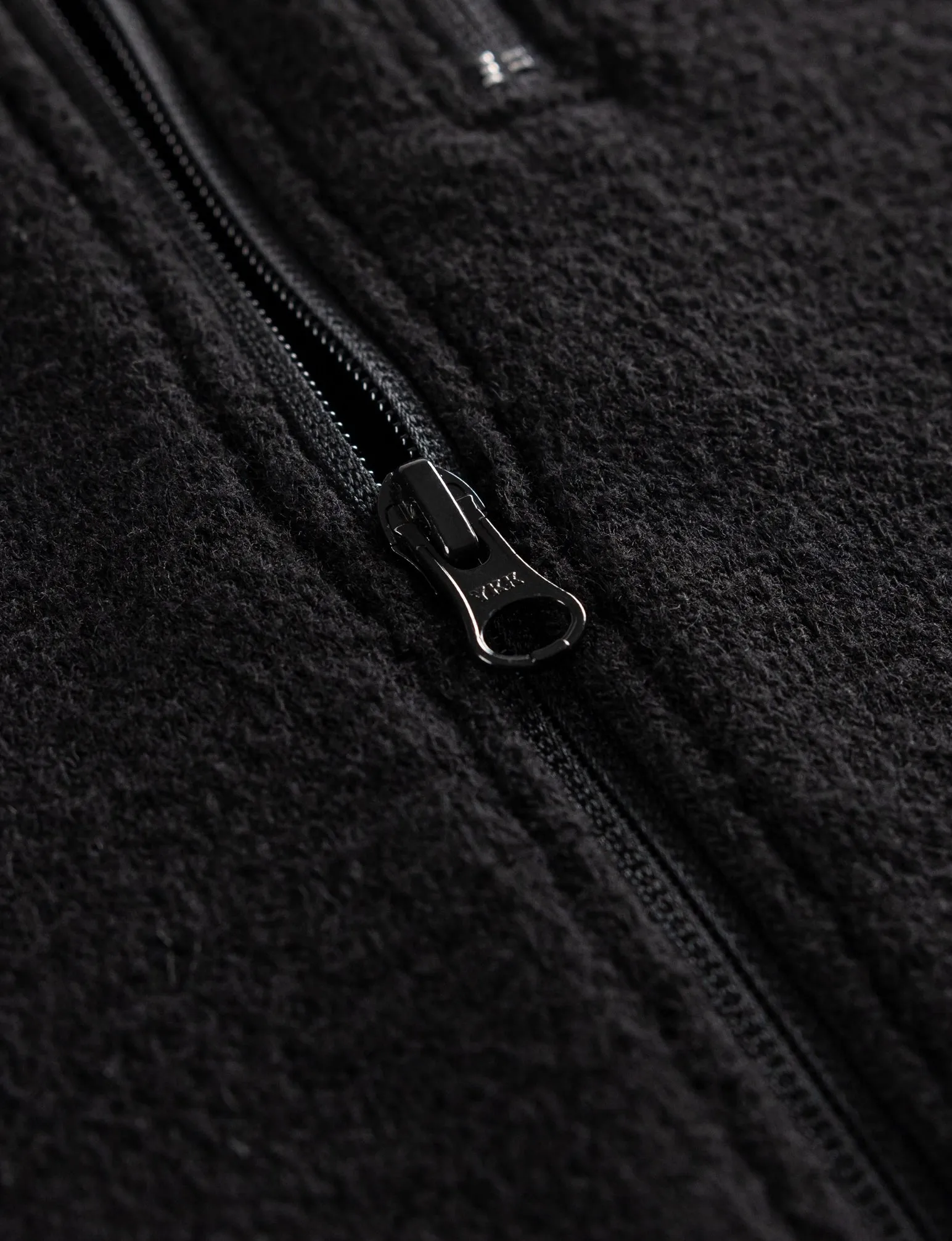 ORIGIN STEALTH WOOL HOODED JACKET SOLID