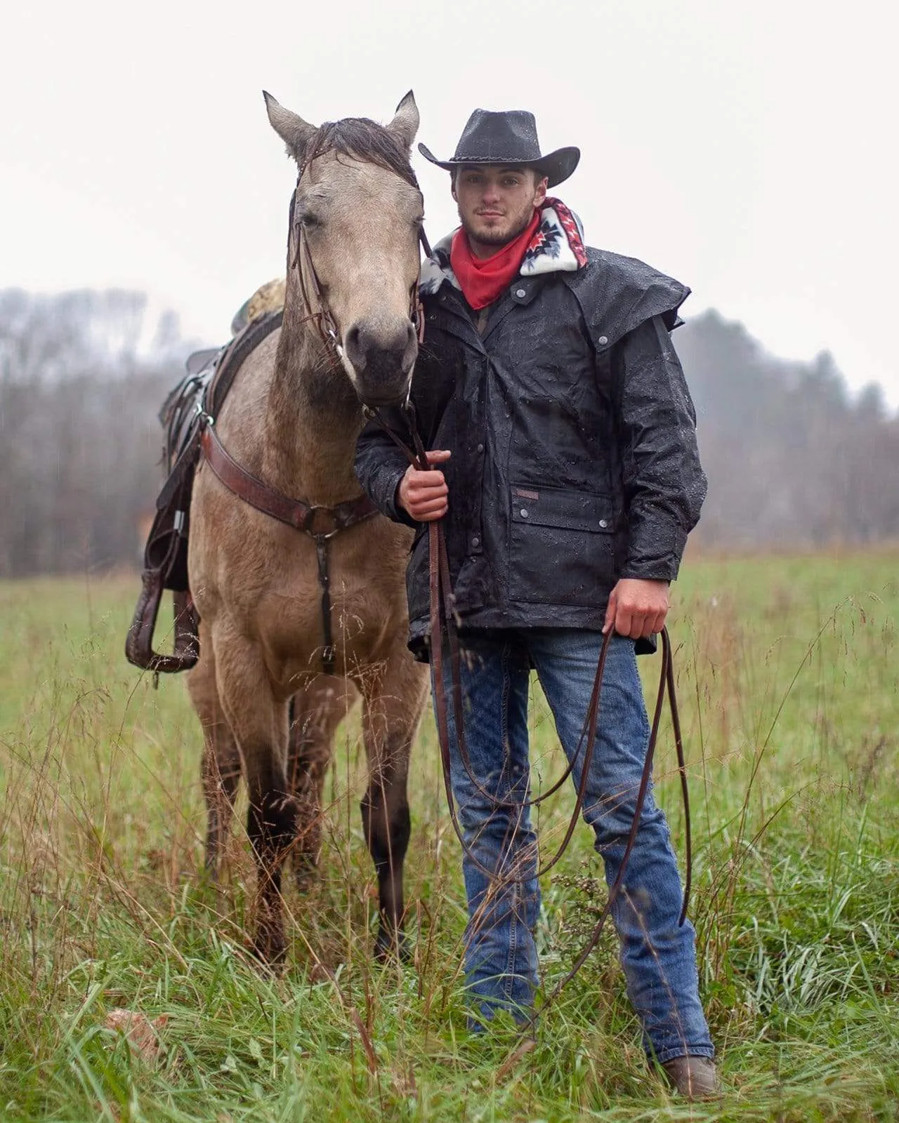 Outback Unisex Oilskin Jacket - The Bush Ranger