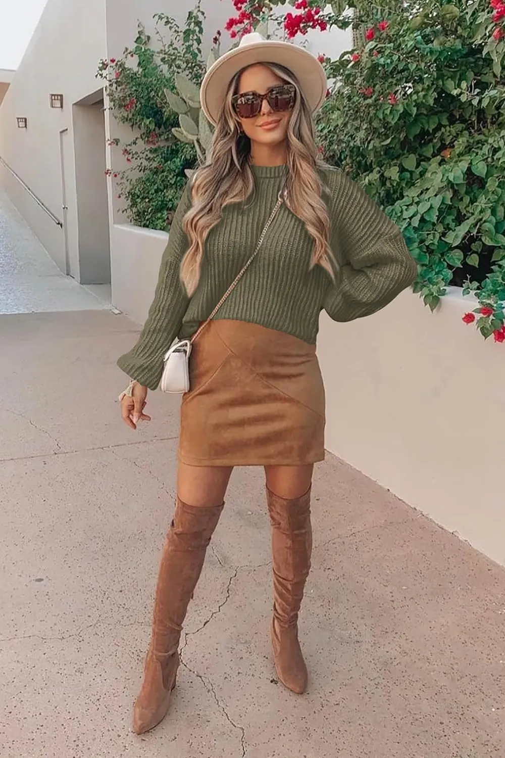 PRETTYGARDEN Women's Fashion Sweater Long Sleeve Casual Ribbed Knit Winter Clothes Pullover Sweaters Blouse Top
