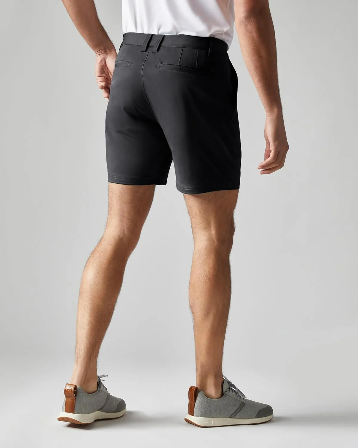 Rhone Commuter 7" Mens Shorts, Stretch Fabric Golf Shorts for Men, Flat-Front Mens Khaki Shorts, Wrinkle Resistant