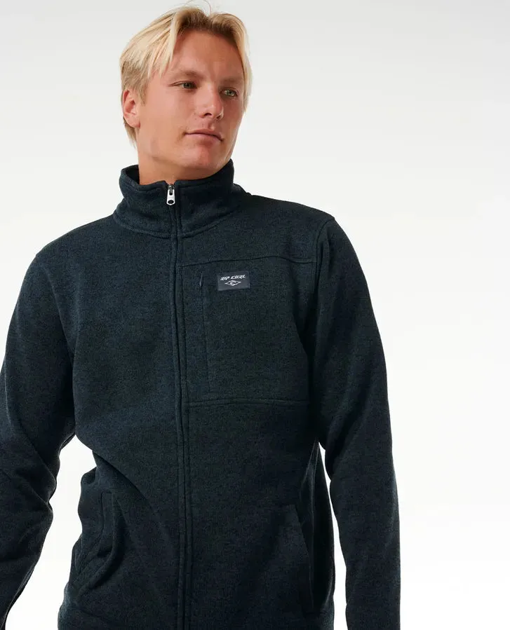 Rip Curl Crescent Zip Knit - Navy