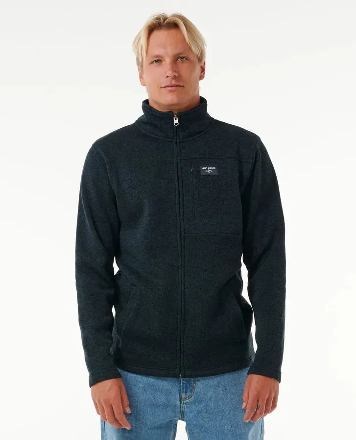 Rip Curl Crescent Zip Knit - Navy
