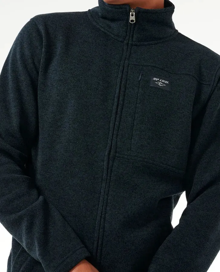 Rip Curl Crescent Zip Knit - Navy