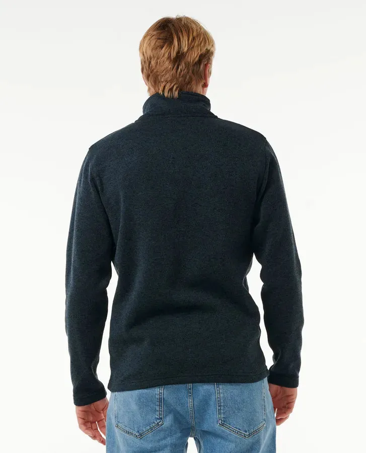 Rip Curl Crescent Zip Knit - Navy