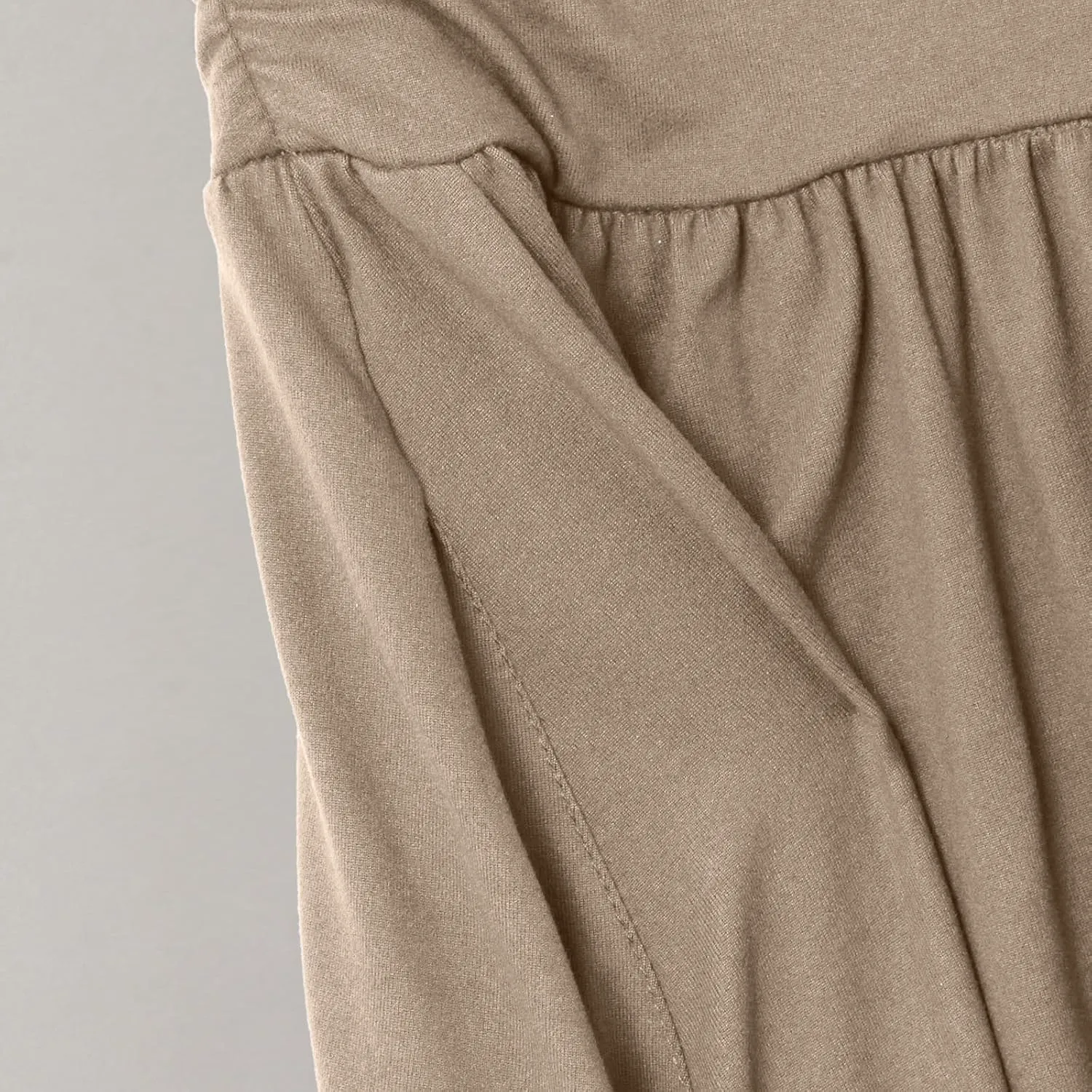 Skirts for Women Summer Plus Size Pleated School Skirt High Waist Ruched Below The Knee Length Workout Skirts with Pockets