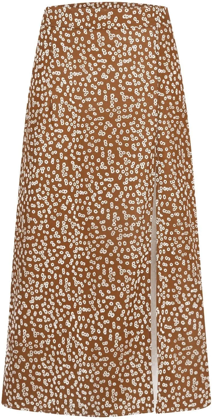 Skirts for Women Trendy 2025 Summer Boho A Line Western Skirt Casual Resort Wear