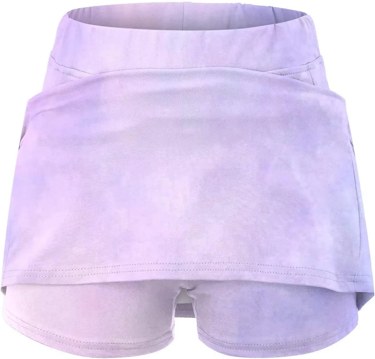 Skorts for Women Dressy High Waist Soft Lightweight Casual Tummy Control Skirt Plus Size Tennis Skirt with Pockets