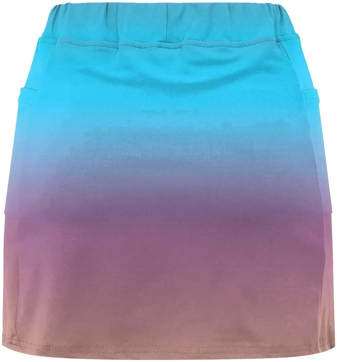 Skorts Skirts for Women Dressy High Waist Tummy Control Skirts Sports Workout Casual Loose Clothes with Pockets
