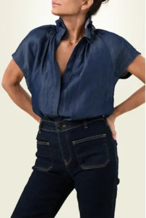Stella Blouse - Denim