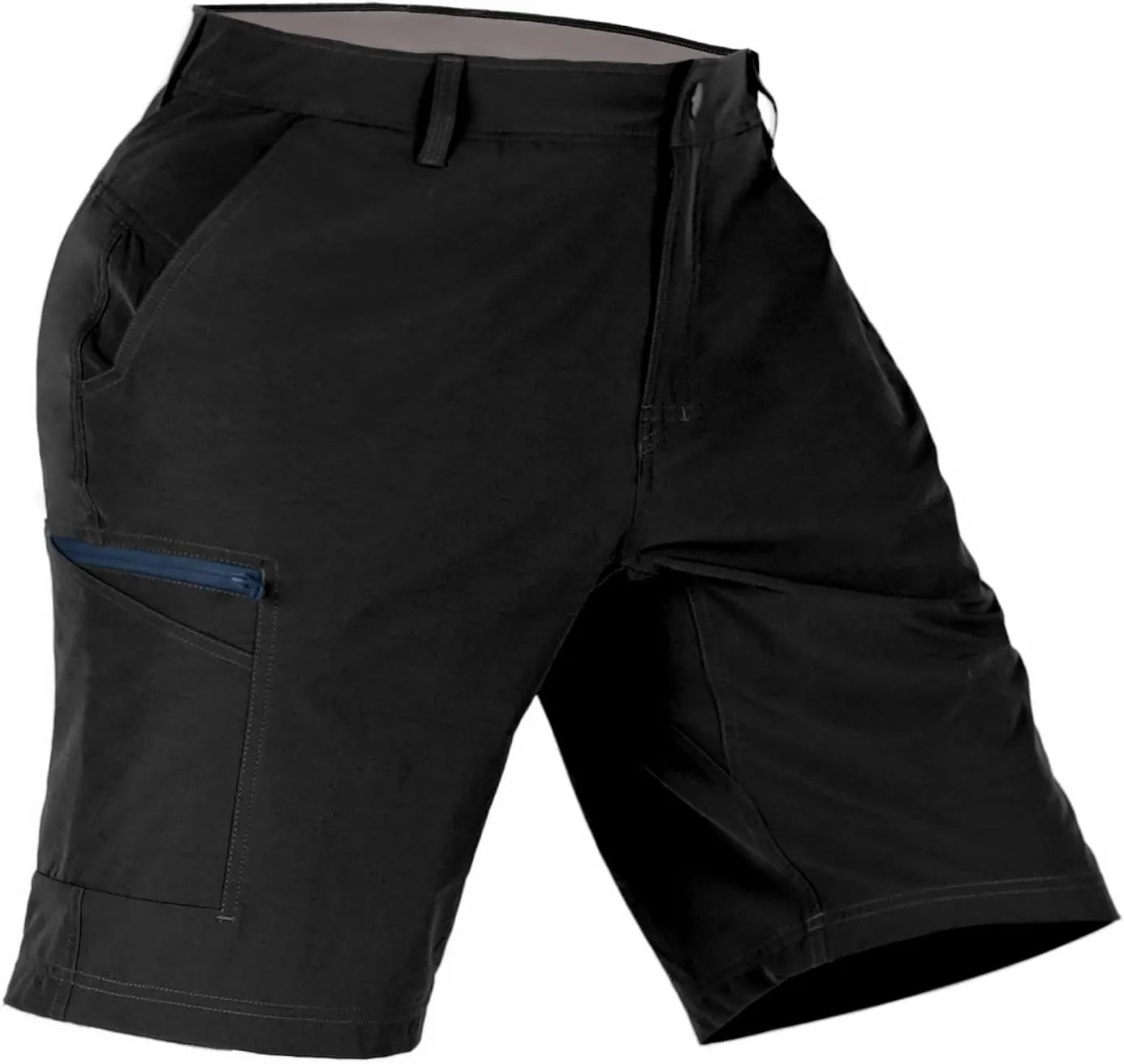 Susclude Men's Casual Shorts Stretch Golf Shorts 10" Quick Dry Summer Fishing Hiking Work Shorts with 6 Pockets