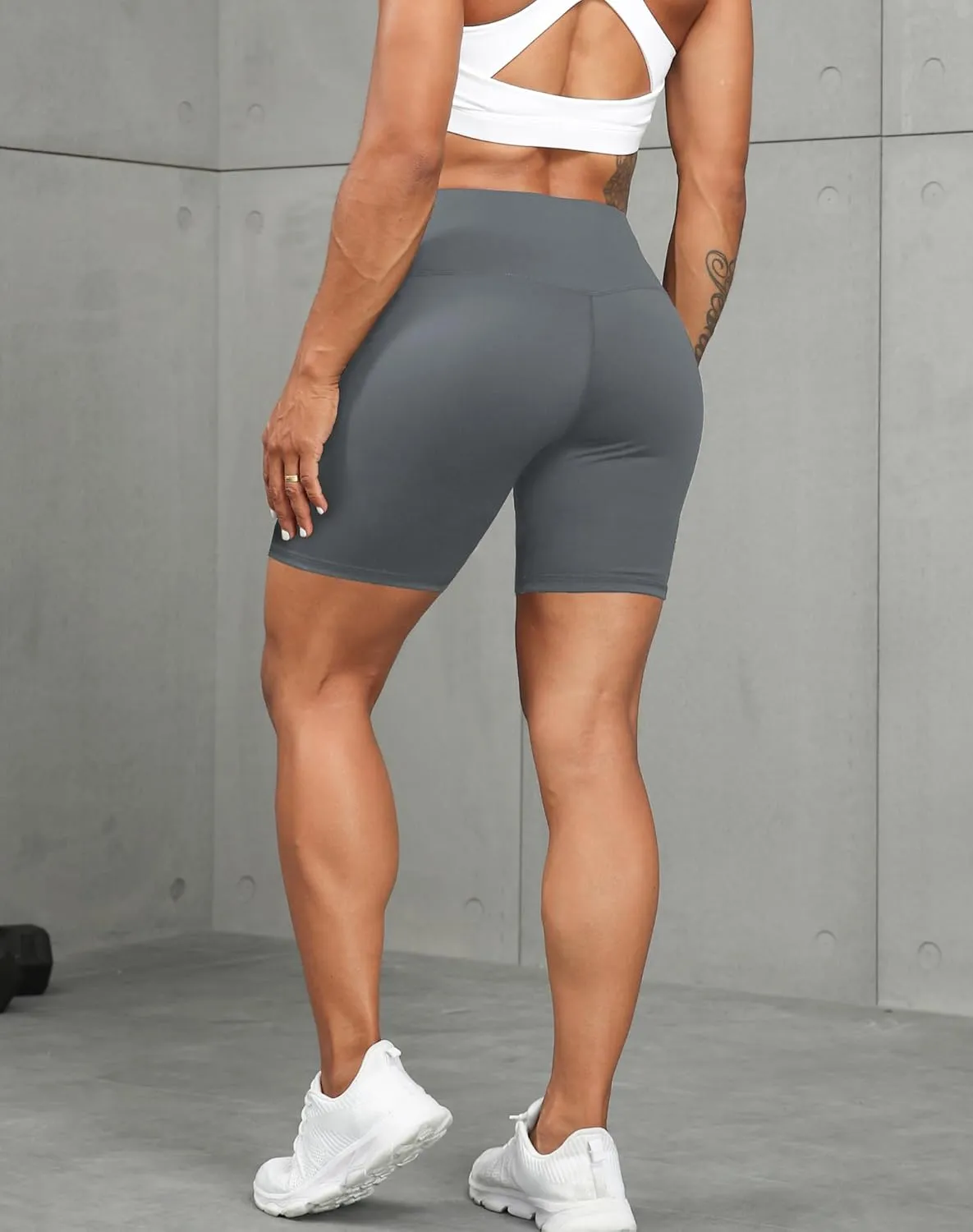TELALEO 5 Pack 3"/5" Womens Volleyball Shorts Spandex Compression Shorts Workout Performance High Waist Yoga Biker Shorts