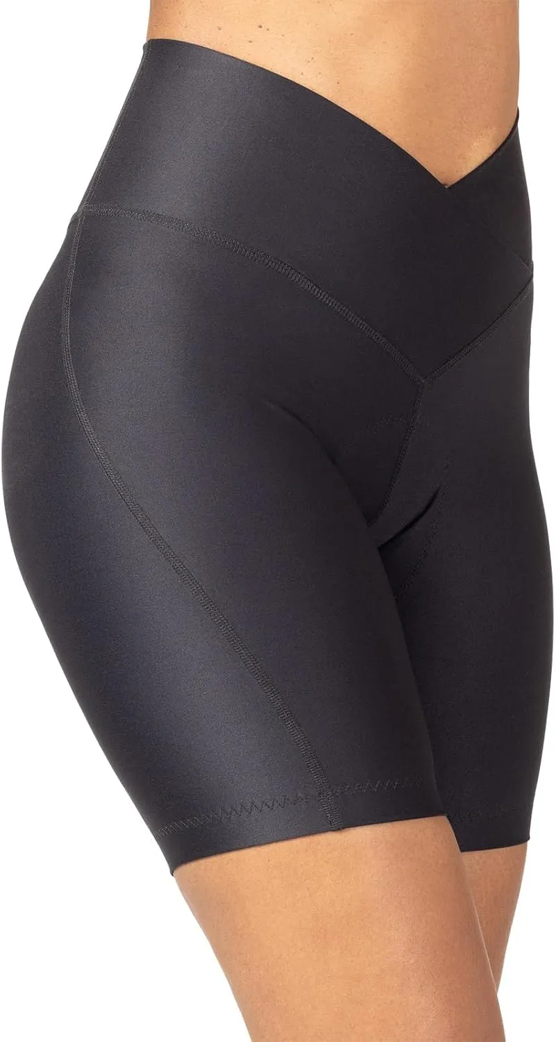 Terry Cycling Shorts Women Padded, Glamazon Padded Bike Shorts Women, Spinning Shorts Women Padded with Fleet Air Chamois