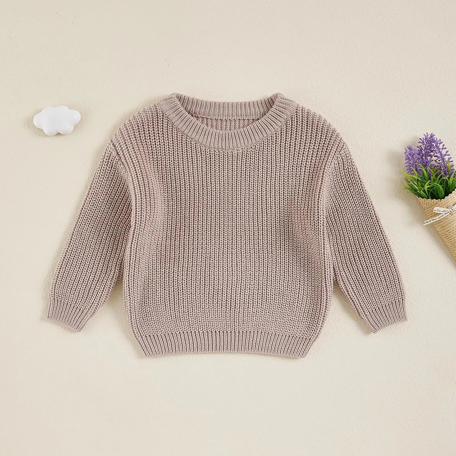 Toddler Baby Girl Boy Knit Football Sweater Long Sleeve Pumpkin Sweasthirt Fall Winter Clothes Football Outfit