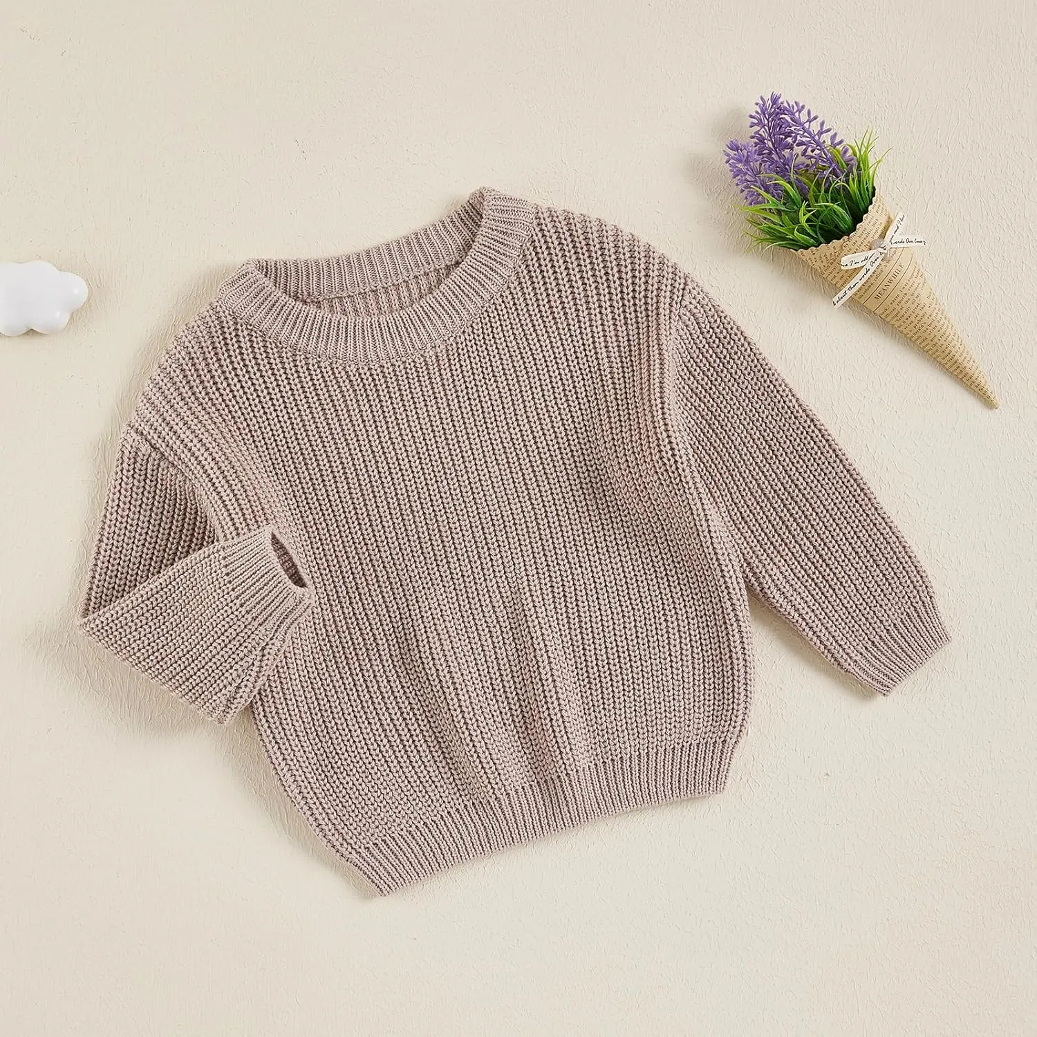 Toddler Baby Girl Boy Knit Football Sweater Long Sleeve Pumpkin Sweasthirt Fall Winter Clothes Football Outfit