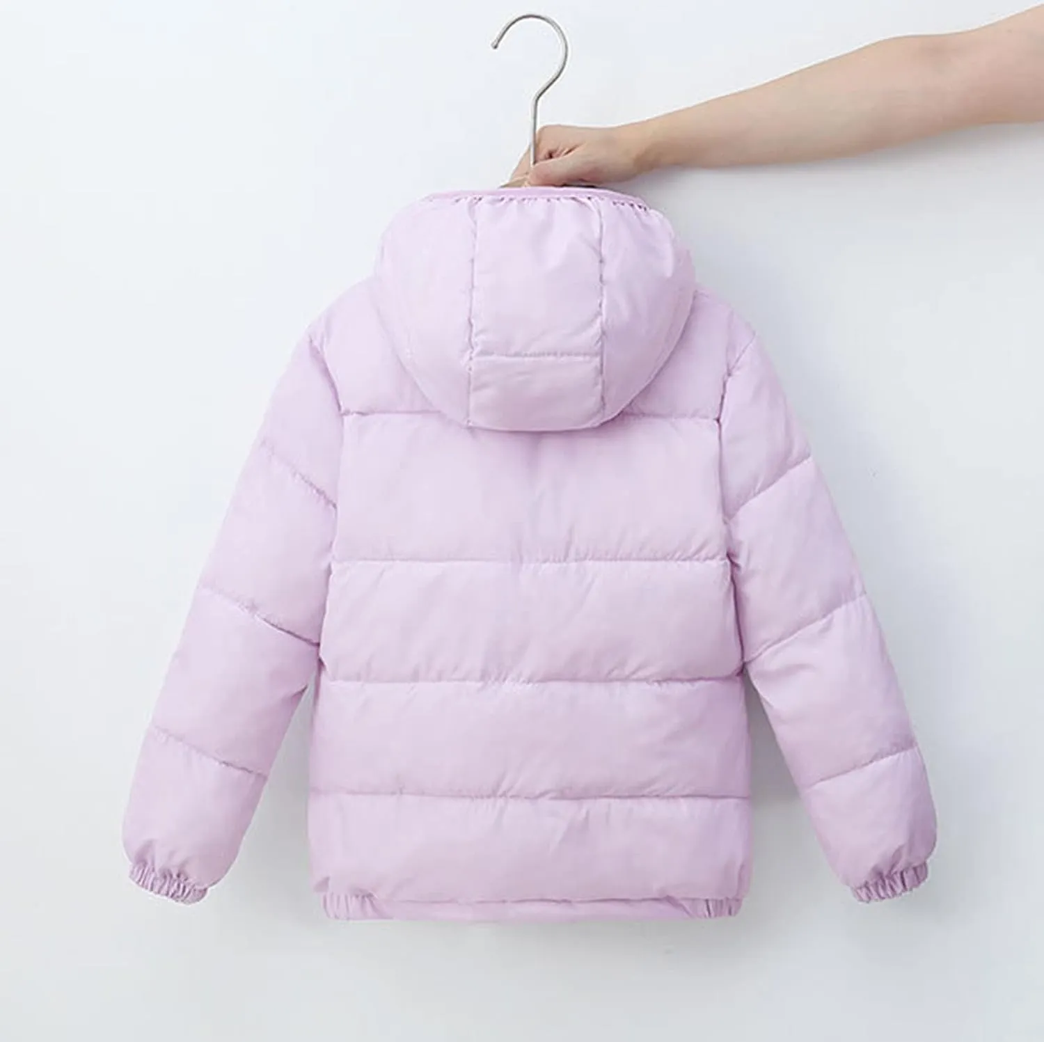 Toddler Jackets for Girls with Hood Winter Coats Warm Cotton Padded Down Jacket Boys aterproof Clothes