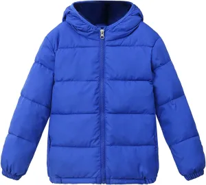 Toddler Jackets for Girls with Hood Winter Coats Warm Cotton Padded Down Jacket Boys aterproof Clothes