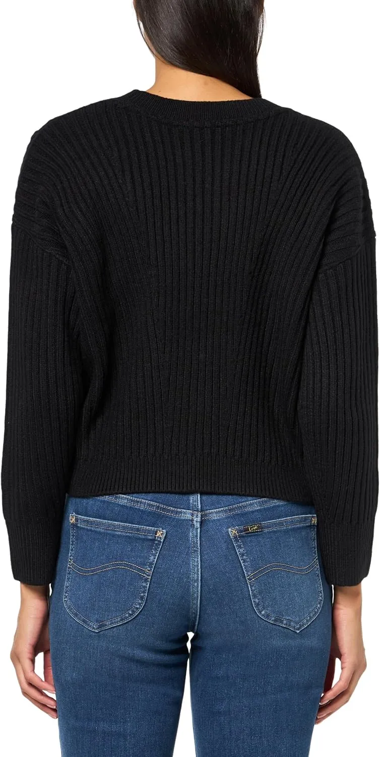 Tommy Hilfiger Women's Solid Crewneck Casual Sweater