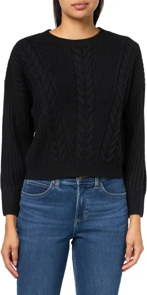 Tommy Hilfiger Women's Solid Crewneck Casual Sweater