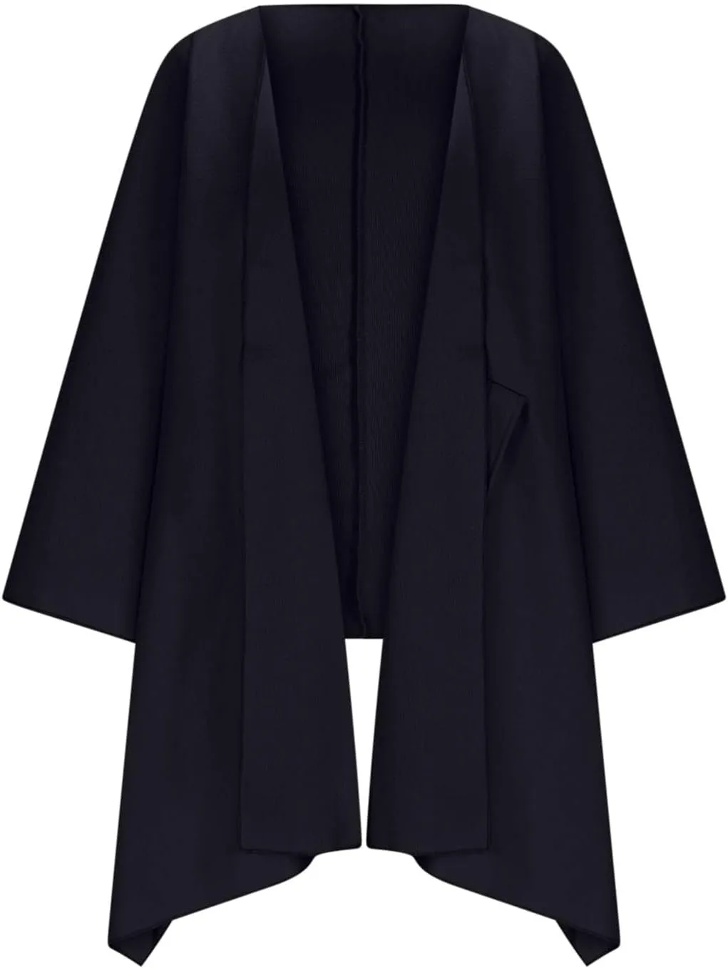 Trench Coat Women Oversized Cardigans V Neck Bat Sleeve Jackets Solid Color Fall Pea Coats Windproof Overcoat