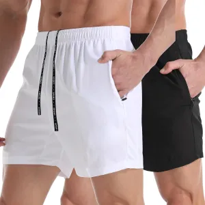 VPOS Gym Shorts for Men 5 Inch - Lightweight Mens Athletic Shorts Quick Dry Workout Running Shorts with Zipper Pockets