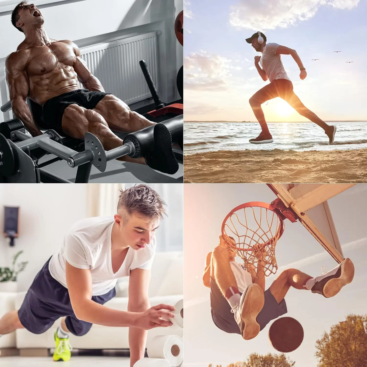 VPOS Gym Shorts for Men 5 Inch - Lightweight Mens Athletic Shorts Quick Dry Workout Running Shorts with Zipper Pockets