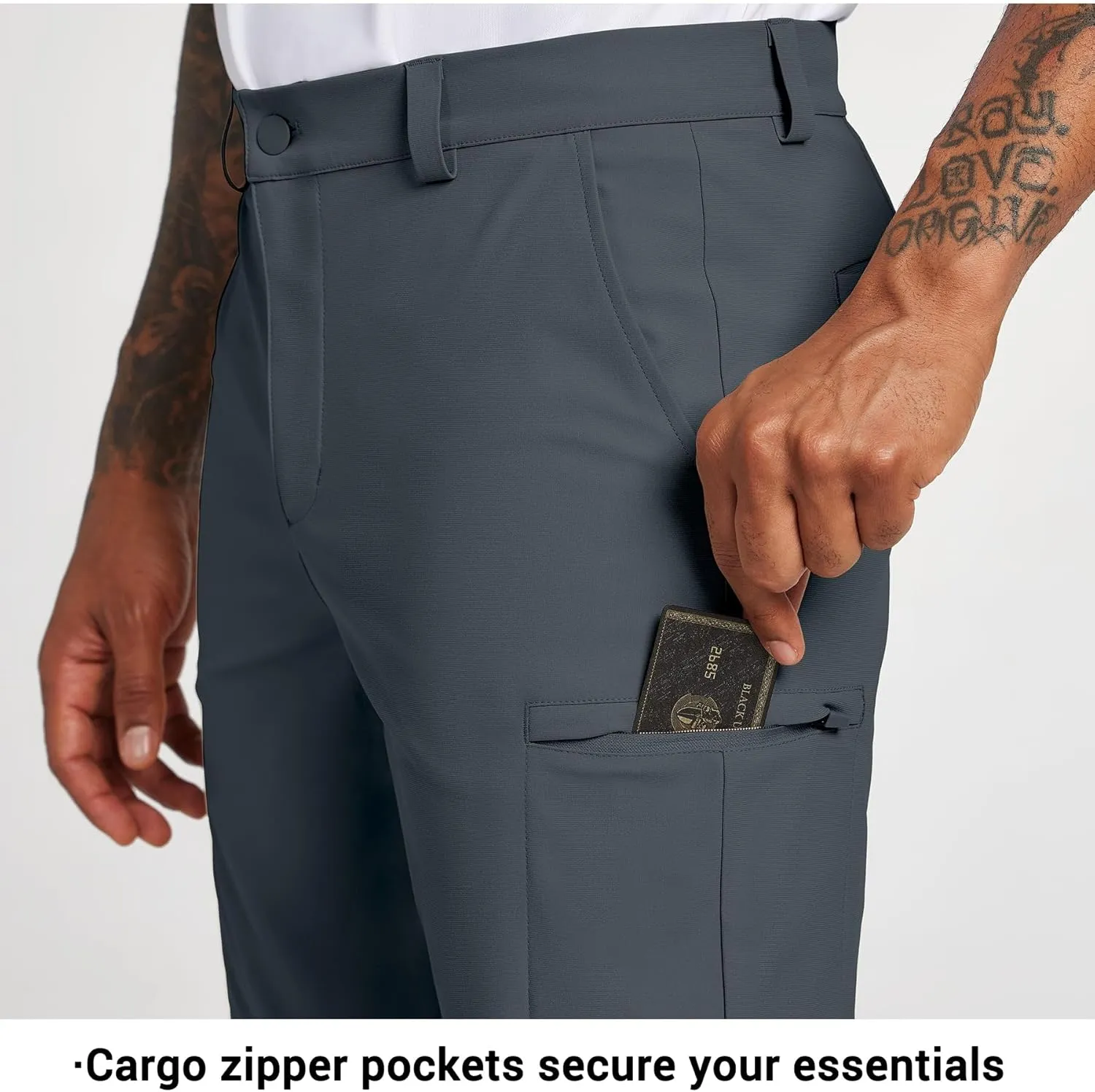 Willit Men's Golf Shorts Stretch Dress Shorts Cargo Quick Dry Athletic Casual Shorts with Pockets 7" 9" 11"