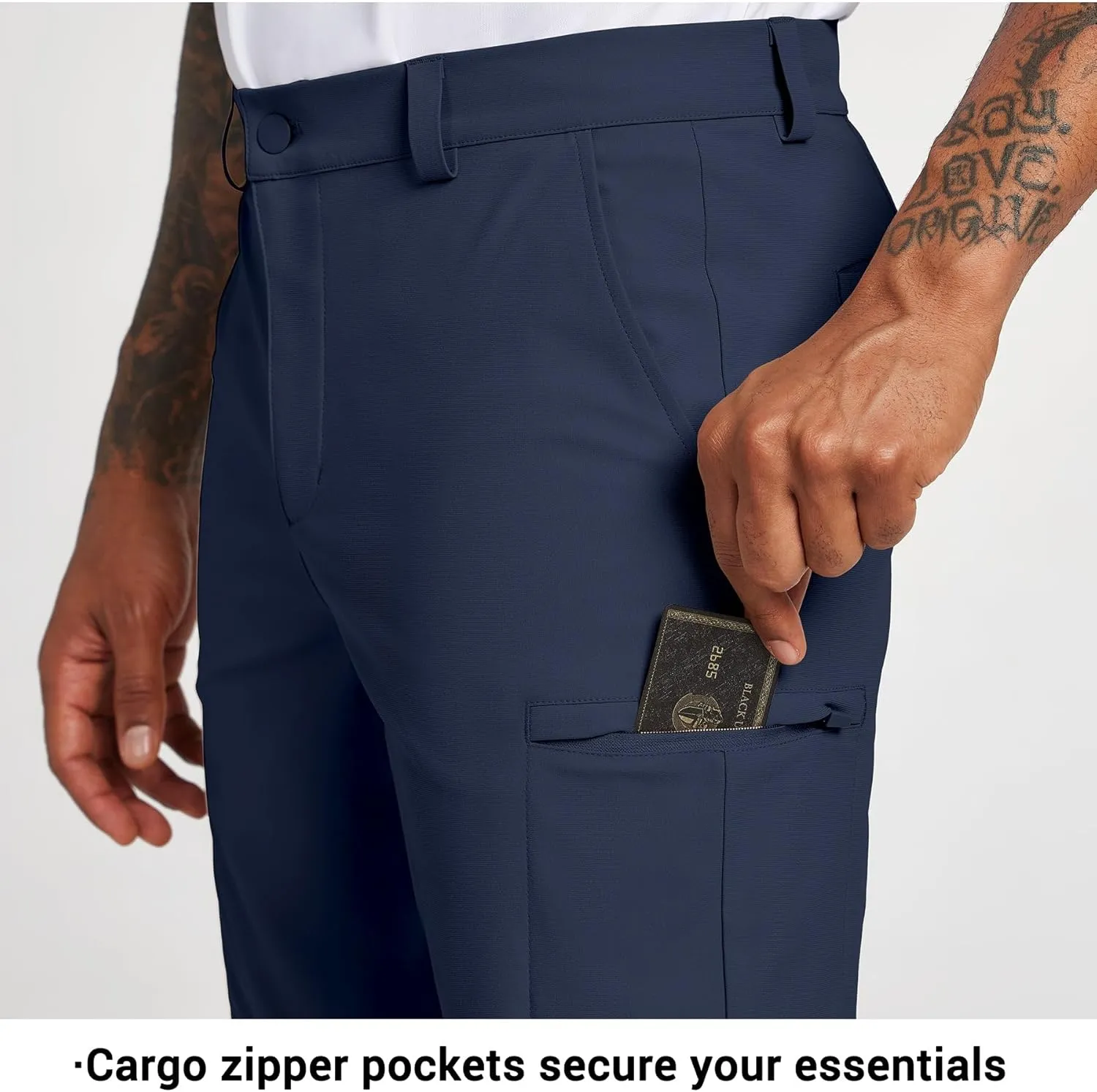 Willit Men's Golf Shorts Stretch Dress Shorts Cargo Quick Dry Athletic Casual Shorts with Pockets 7" 9" 11"