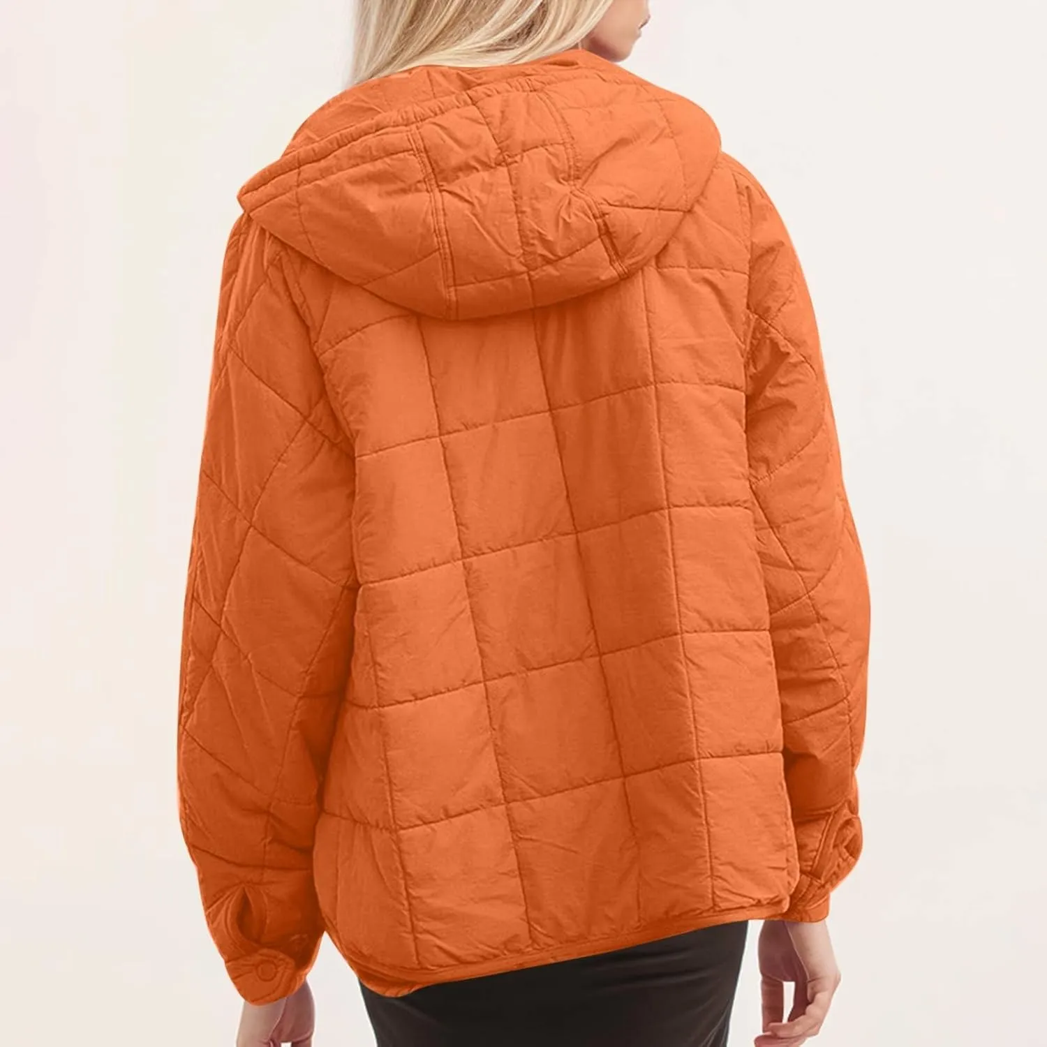 Winter Coats For Women With Hood Fleece Lined Thicken Warm Puffer Jackets Full Zipper Parkas Trendy 2025 Clothes
