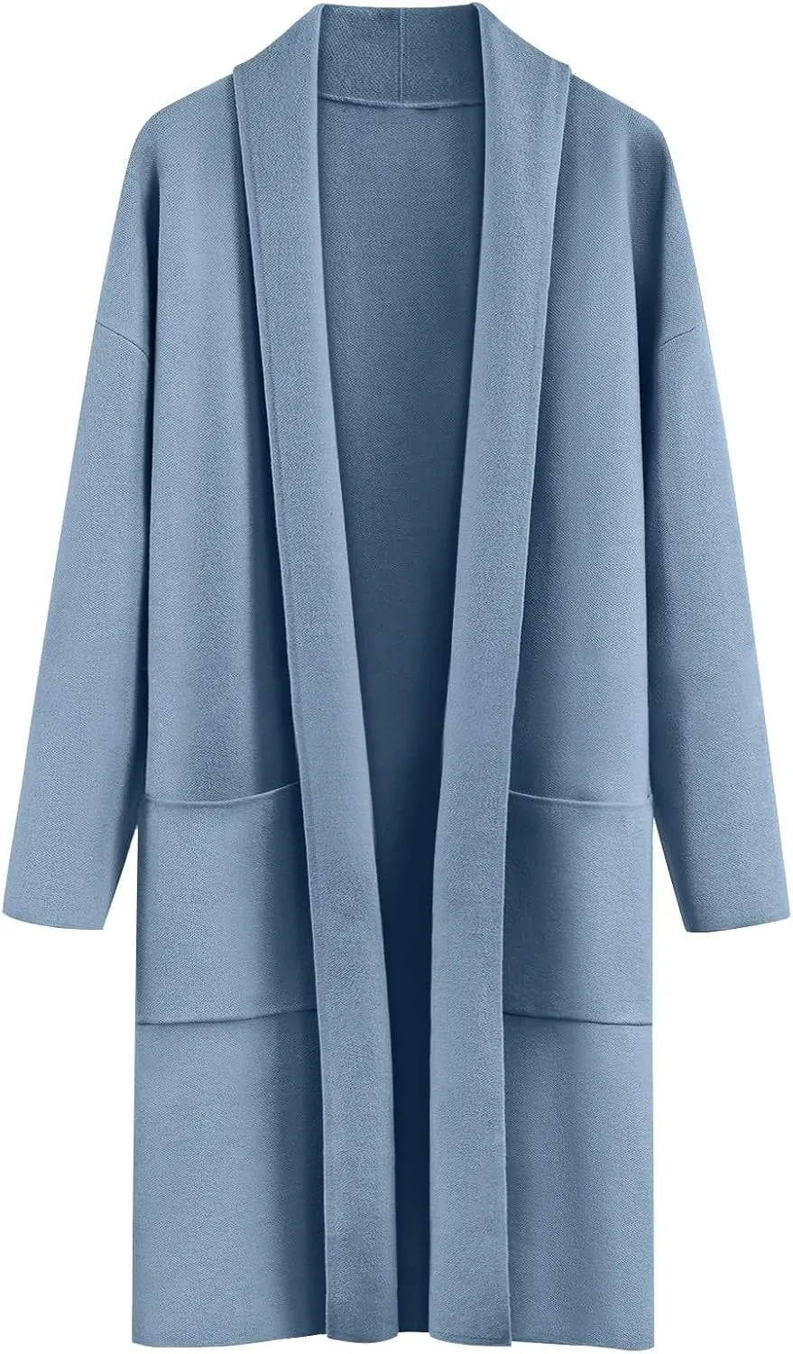 Women Long Cardigans Outwear Coat Slouchy Wool Open Front Sweater Coat with Pockets Sweaters Jackets Trench Clothes