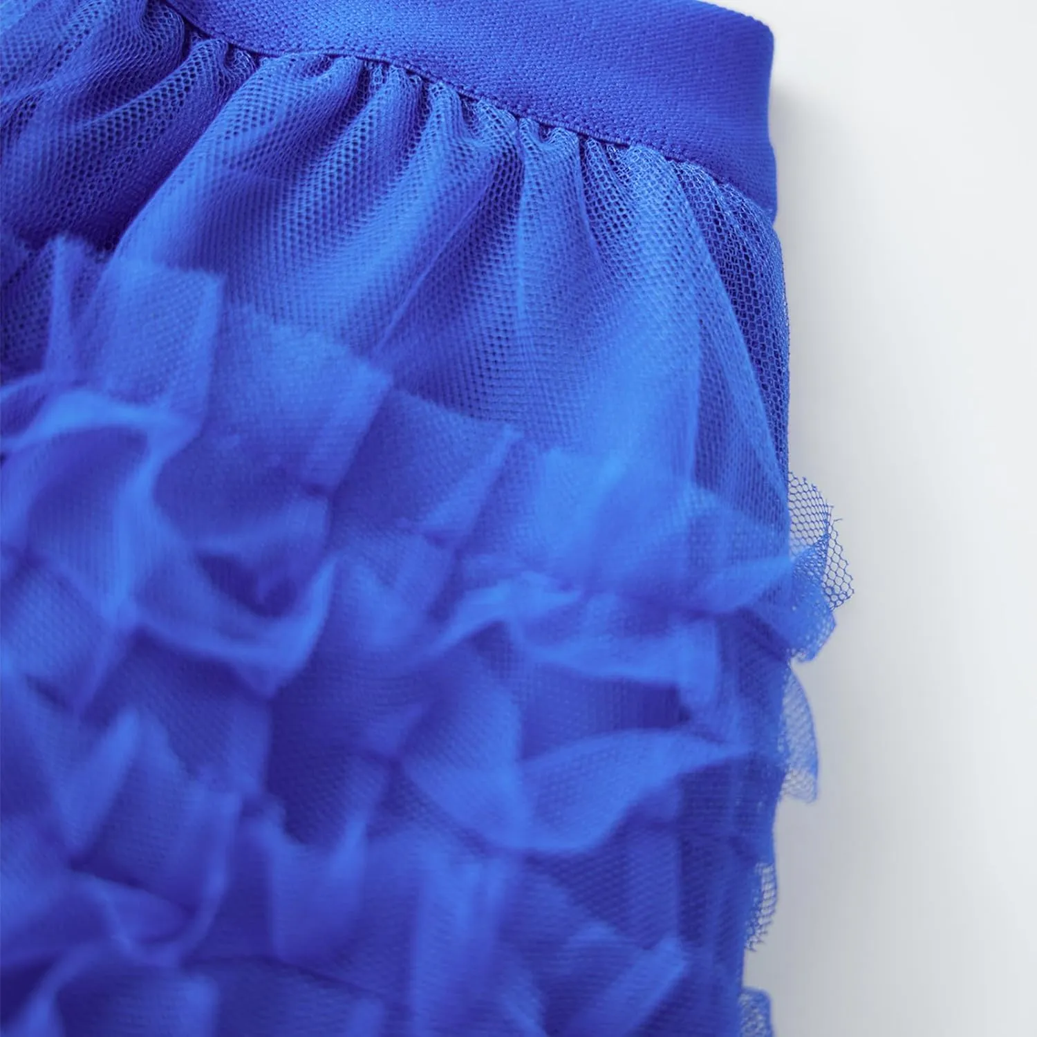 Women Puffy Tulle Maxi Skirt Layered A Line Tiered Ruffle Long Skirts Mesh Tutu Skirt Petticoat