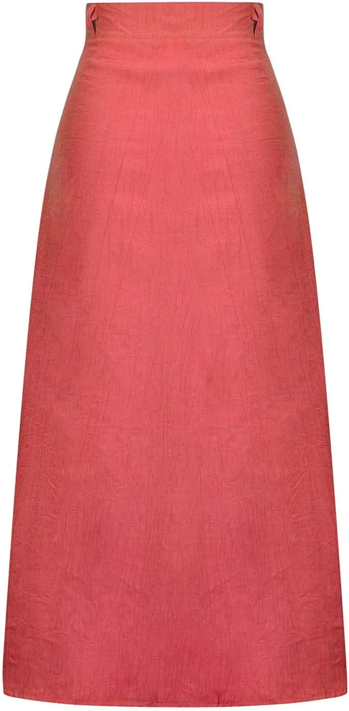 Womens Button Front Flowy Maxi Skirt High Waisted Plisse A Line Skirts 2025 Summer Casual Pleated Flared Long Skirt
