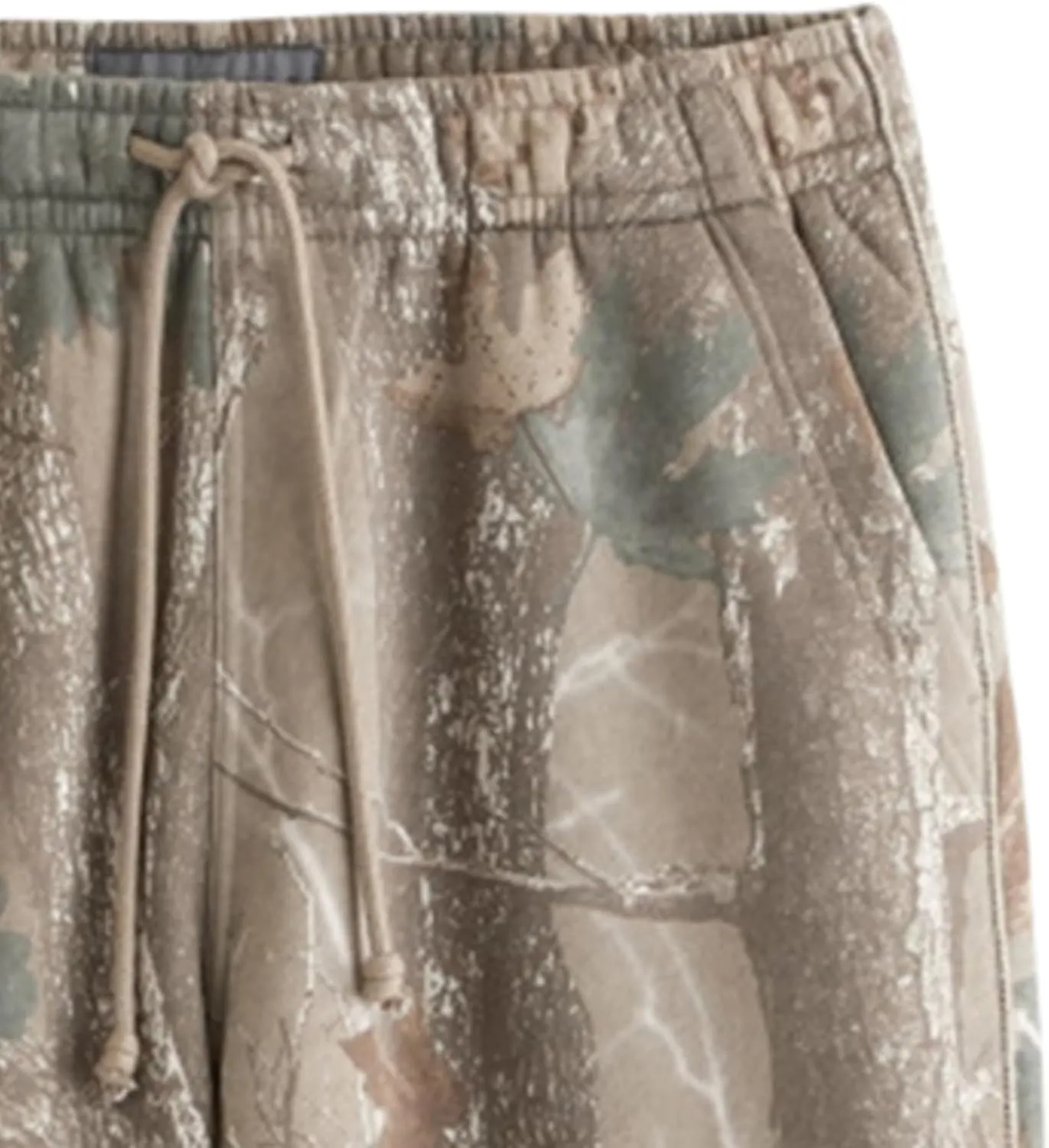 Womens Camo Pants Casual Elastic Waist Wide Leg Pants Lightweight Baggy Sweatpants with Pocket
