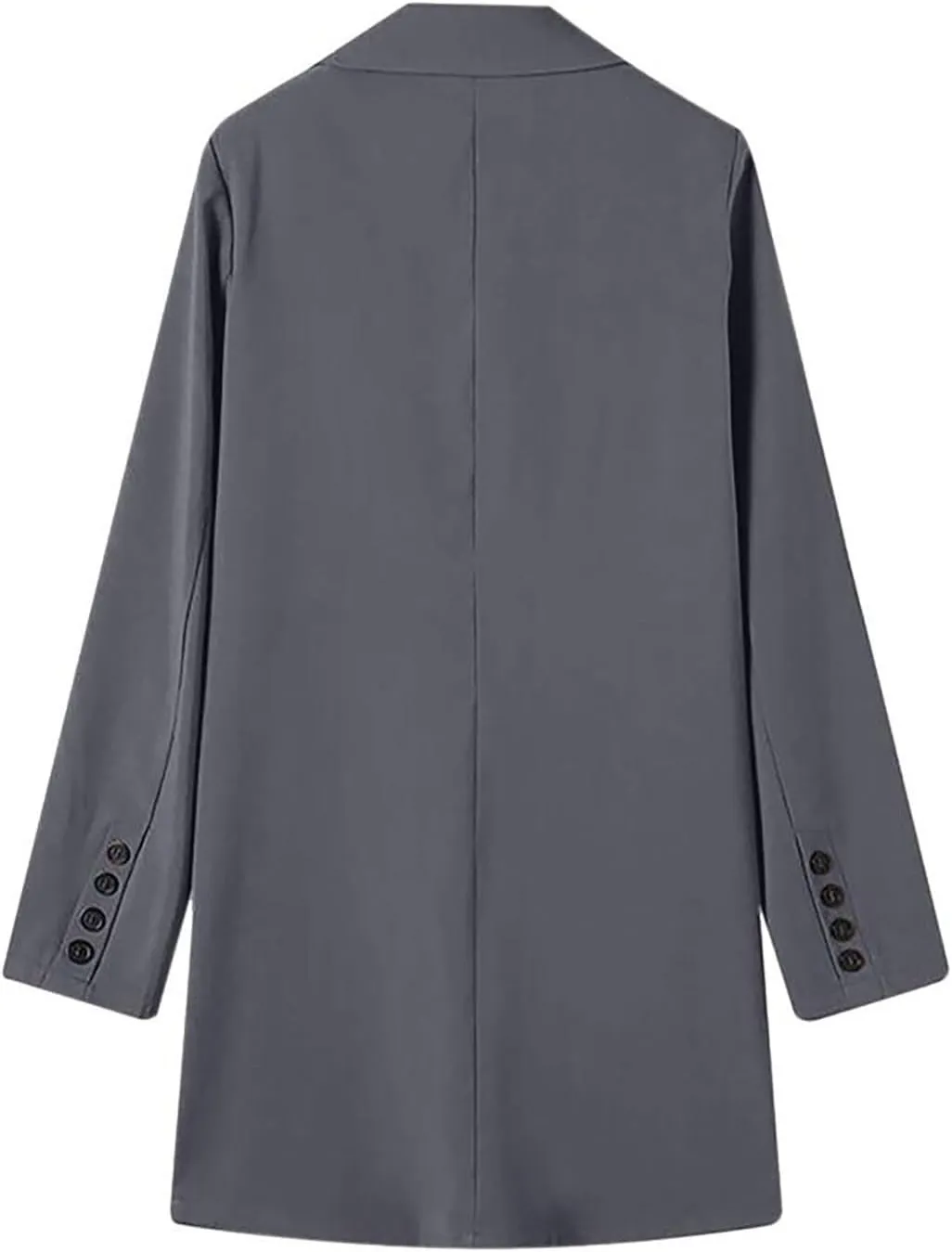 Womens Coat Fashion Winter Overcoat Single Breasted Trench Jackets Outwear Mid Long Trench Coat