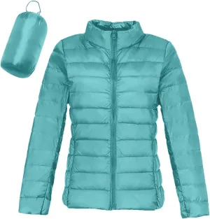 Womens Jackets Winter Down Jacket Women Slim Short Jacket Women's Cropped Quilted Jacket LightWeight Coat Outwear