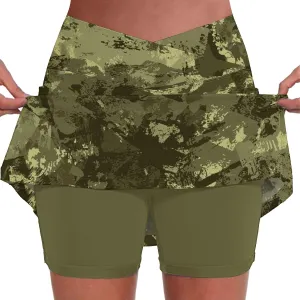 Women's Mini Tennis Skirt 2025 Lightweight High Waist Athletic Sports Pants Tennis Golf Skorts Tummy Control Shorts