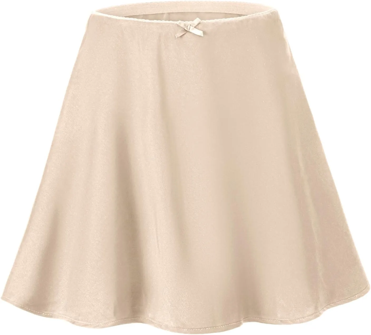 Womens Skirts Summer Dressy Casual High Waisted Ruffle A Line Silk Satin Skirts Full Skirt Long Dress