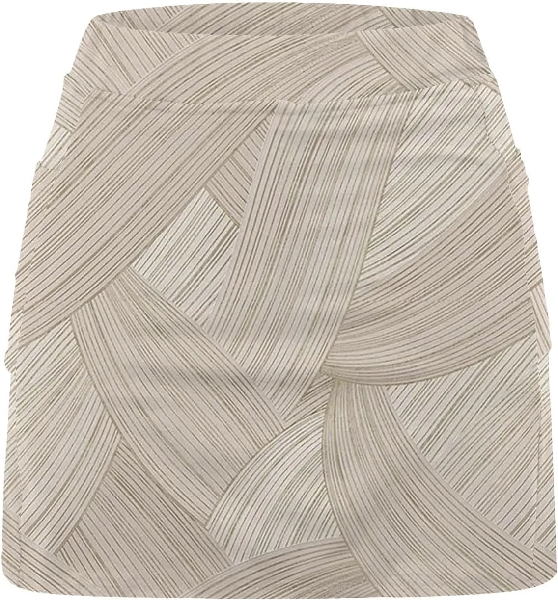 Women's Striped Patchwork Skorts 2 in 1 Stretch Outdoor Athletic Skirt Shorts Lightweight Soft Comfy-Fit Tennis Short