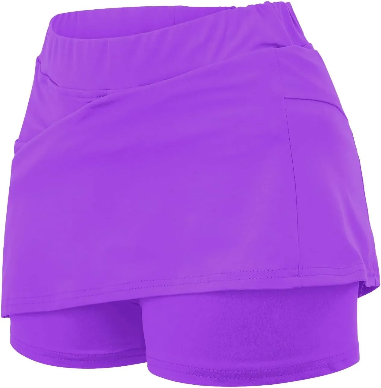 Womens Summer Tennis Skirts with Shorts Underneath, Pickleball, Athletic, Workout and Golf Skorts Lightweight Skirt Workout