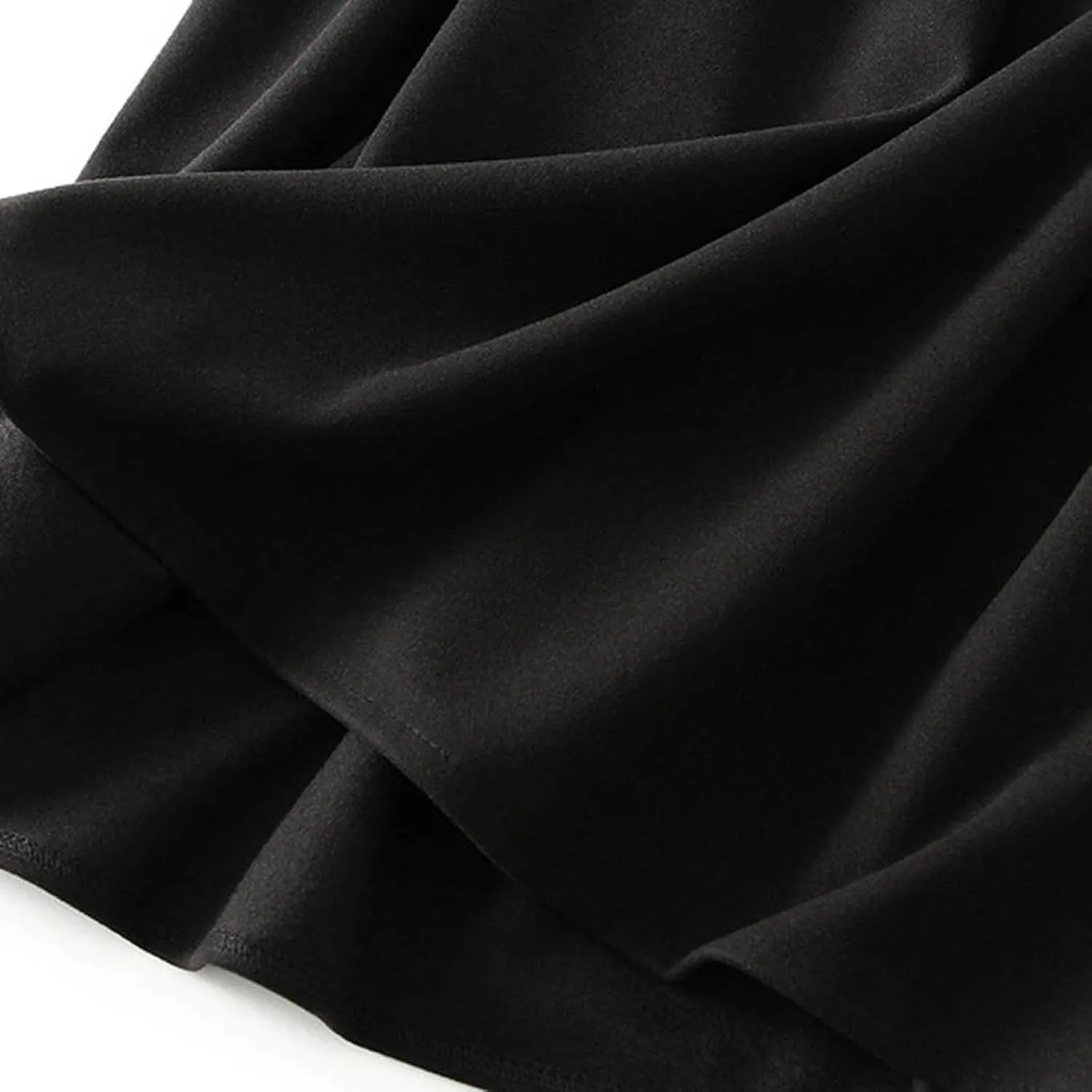 Woolen Skirt High Waisted Pleated A Line Mid Length Umbrella Skirt Body Skirt Long