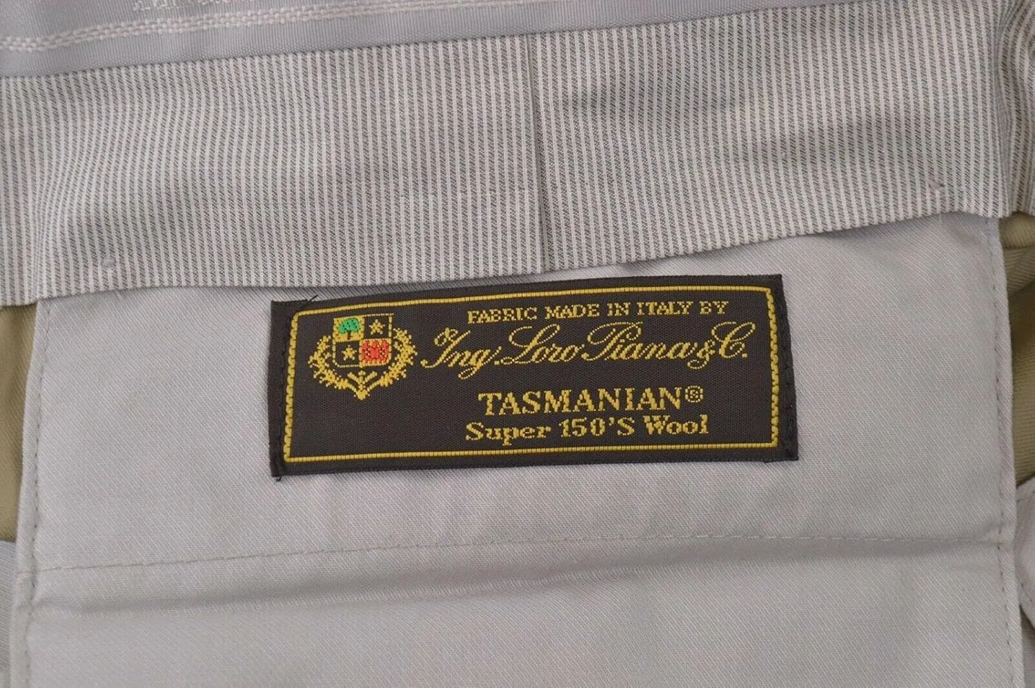 Zanella Platinum Parker Tasmanian Super 150's Wool Men Trousers - Modern Fit Flat Front Dress Pants